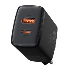 Hitri polnilec / adapter /  Baseus, USB, USB-C, 20W črn