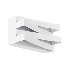 Dekorativna stenska svetilka 12W / Nevtralno bela / IP20 / 230V / bela