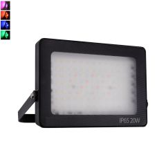 LED reflektor 20W slim RGB + W 2070 lm / IP66 / 230V