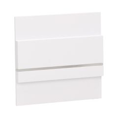 Vgradna stenska svetilka CYGNUS / nerjaveče jeklo / bela / IP20 / Toplo bela / 1,2W / DC12V