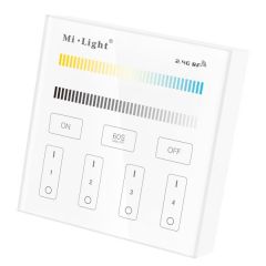 Radiofrekvenčni 2.4G daljinski upravljalnik / stikalo Mi-Light / Zatemnitev / CCT / AC220V