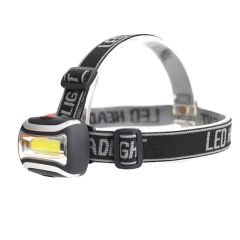 Naglavna LED svetilka / 3W COB / nagibna