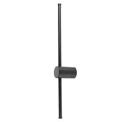 LED stenska svetilka 16W / Nevtralno bela / 230V / IP20 / črna