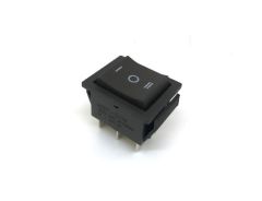 Preklopno gumbno stikalo 1-0-1 6PIN / 250V / 16A / 25x30mm