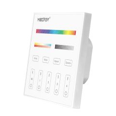 Radiofrekvenčno T4 Mi-Light RGB + CCT stikalo / 2.4Ghz / 180-240V (belo)
