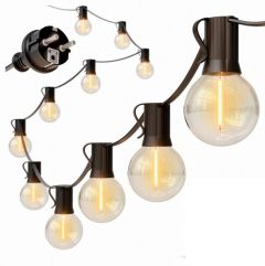 LED Girlanda DEKORATIVNA 36 LED svetlobna veriga 20m Toplo bela
