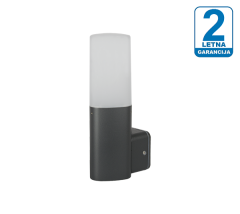 Stenska vrtna svetilka iz aluminija / Temno siva / 1 x E27 / IP65 / 230V / 24-mesečna garancija