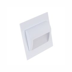 Vgradna stenska svetilka / nerjaveče jeklo / IP20 / / Hladno bela / 1,2W / DC12V