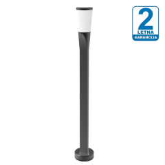 Talna LED svetilka (luč) / Nevtralno bela / 10W / 230V / Temno siva / IP54
