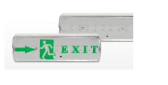 LED opozorilna / zasilna svetilka / IP21 / 1,8W / 230V in 2x4V / 900mAh