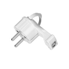 Vtikač kotni slim z držalom 16A/220V BEL