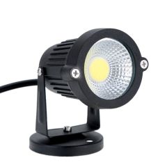 Zunanja vijačna talna vrtna LED svetilka (luč) / 5W / COB / Nevtralno bela / IP65 / AC85-265V