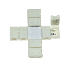 + priključek (klik) / konektor za enobarvni LED trak 8mm (SMD3528)