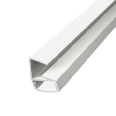 alu LED profil bel s pokrovom za steklene police