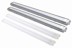 Komplet 2 linijskih industrijskih luči 1200mm