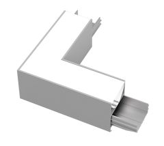L - konektor za Linearna nadometna / linijska viseča svetila / bela / 8W / 800lm / 4000K
