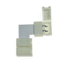L priključek (klik) / konektor za enobarvni LED trak 8mm (SMD3528)