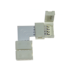 "L" konektor (Klik) za medsebojno povezovanje (RGB) večbarvnega LED traku 10mm 