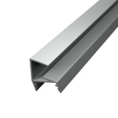 alu LED profil bel s pokrovom za steklene police