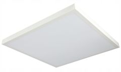 Črni nadometni led panel 60 x 60 cm 60W