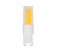 G9 LED sijalka / G9 LED žarnica / Toplo bela / COB / 3W = 35W / AC230V / ZATEMNILNA