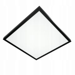 Črni nadometni led panel 60 x 60 cm 60W