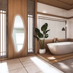 LED ogledalo 150 x 52 cm