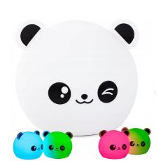Nočna otroška led lučka na baterije panda