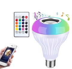 RGB LED žarnica 7W in bluetooth zvočnik + daljinski upravljalnik