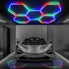 LED hexagon osvetlitev rgb