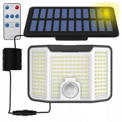 Solarna LED svetilka s senzorjem gibanja + daljinec 