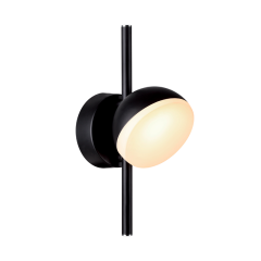 LED stenska luč toplo bela / 7W / 230V / Črna
