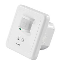 Stenski PIR senzor gibanja / 500W / AC 230V / IP20