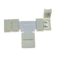 T priključek (klik) / konektor za enobarvni LED trak 8mm (SMD3528)