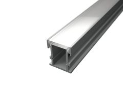 Vgradni siv alu led profil