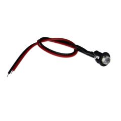 Vgradna mini LED svetilka / LED lučka / Hladno bela / 1 LED / LEDs / 0,25W = 1,5W / DC12V