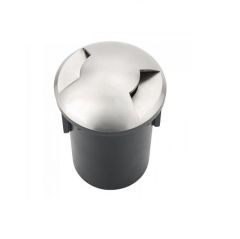 Zunanja vgradna talna ali fasadna LED luč TERESA 2L / 1.7W / G9 ležišče / 4000K / IP67 / siva