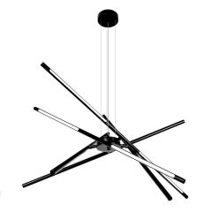 Viseča svetilka lestenec črna