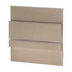 Vgradna stenska svetilka CYGNUS / nerjaveče jeklo / barva satena / IP20 / Toplo bela / 1,2W / DC12V