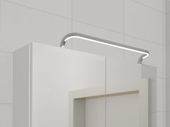 LED luč MIA za ogledalo / krom / 438mm / 4,8W / DC12V / Nevtralno bela