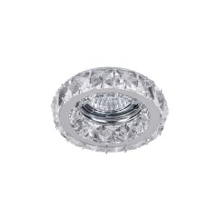 Stropna svetilka Crystal okrogla / 1x Gu5.3 12V / 36-mesečna garancija