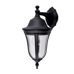 Stenska / fasadna svetilka Mark / lanterna / Črna / 1 x E27 / IP44 / 220V / 24-mesečna garancija / 2