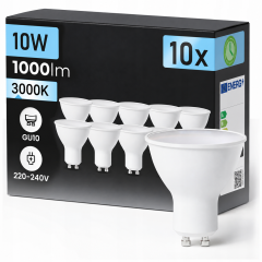 Komplet 10x LED sijalka GU10 