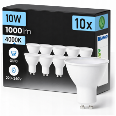 Komplet 10x LED sijalka GU10 