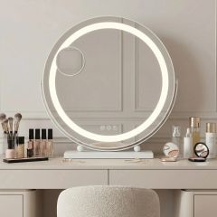 LED kozmetično ogledalo Make-Up Črno