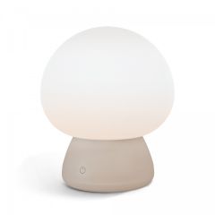 LED namizna svetilka na baterijo 4W RGB+CCT 3000-6500K USB-C IP44 &ndash; bež