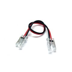 Obojestranski konektor z dvožilno žico za enobarven COB LED trak 8mm