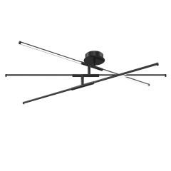 LED stropna svetilka 40W 4100lm CCT 3000K/4000K/6000K CRI90 &ndash; črna