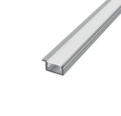 Siv vgradni aluminijast profil za LED trak 12x7mm | SuperStrela