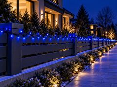 modre novoletne led lucke